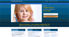 Desktop Screenshot of 1stpediatricdentist.com